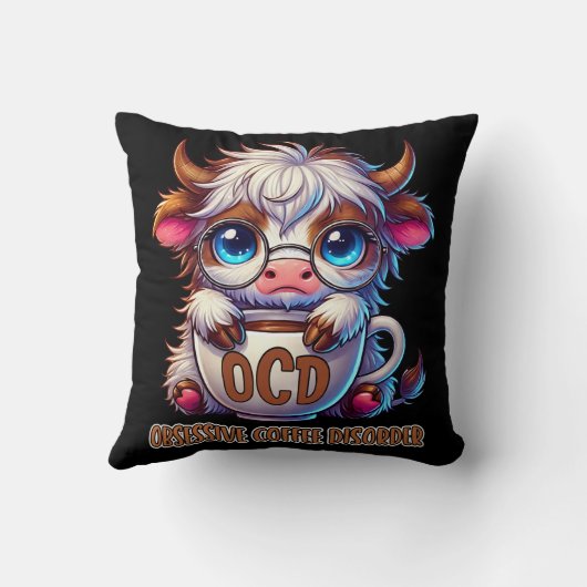 Obsessive Coffee Disorder  クッション (裏面)