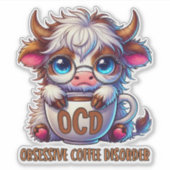 Obsessive Coffee Disorder  シール (正面)