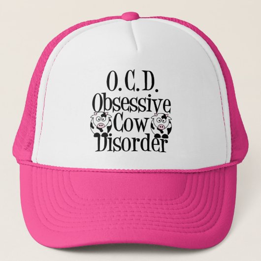 Obsessive Cow Disorder キャップ (正面)