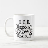 Obsessive Cow Disorder コーヒーマグカップ (左)