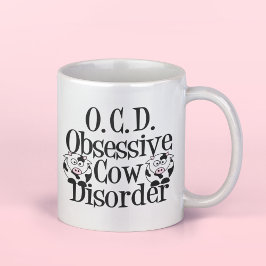 Obsessive Cow Disorder コーヒーマグカップ