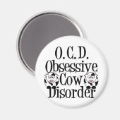 Obsessive Cow Disorder マグネット (正面/裏面)