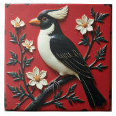 Obsidian and Ivory Perch タイル (正面)