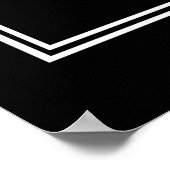 "OBSIDIAN" ~ Black Panther Puma Wildlife Art Print ポスター (角)