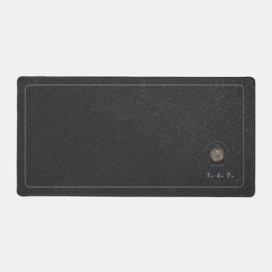 Obsidian Black Royal Society デスクマット (正面)