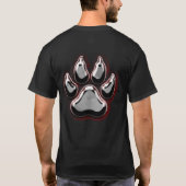 Obsidian Chimera PawロゴTシャツ Tシャツ (裏面)