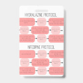 Obstetric Hypertension Nurse Reference Badge バッジ (裏面)