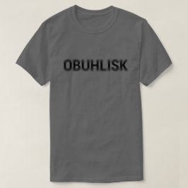 OBUHLISKフォーカスぼやけ Tシャツ