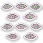 OBUHLISK グリーンアイ保護 シール (正面)