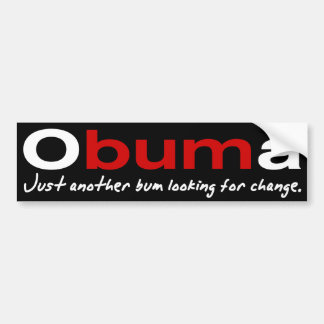Obuma-Just別のつまらないバンパーステッカー バンパーステッカー