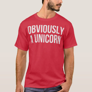Obviously A Unicorn Tシャツ