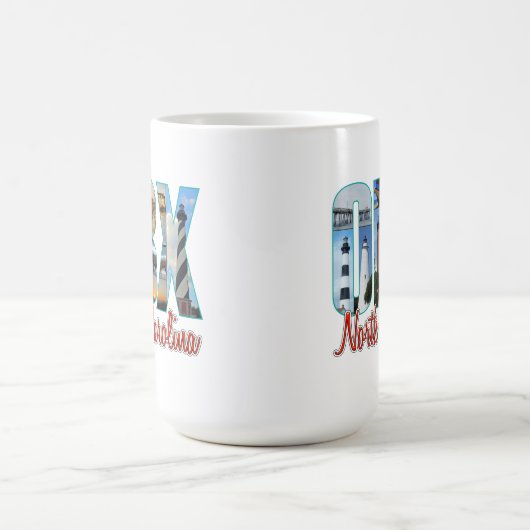 OBXの外側の銀行の場所誇りを持ったI コーヒーマグカップ (中央)