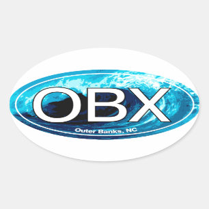 OBXの外銀行は楕円形を振ります 楕円形シール