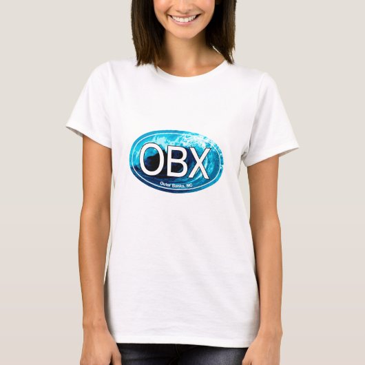 OBXの外銀行は楕円形を振ります Tシャツ (正面)