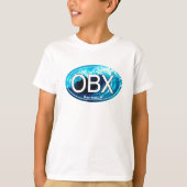 OBXの外銀行は楕円形を振ります Tシャツ (正面)