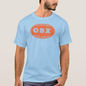 OBXオバル無地の(オレンジ) Tシャツ (正面)