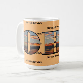 OBXサンライズ文字 コーヒーマグカップ