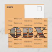 OBXサンライズ文字 ポストカード (正面/裏面)