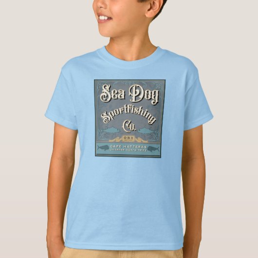 OBXシードッグスポーツフィッシング Tシャツ (正面)