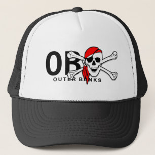 OBXスカルとクロスボーンズ海賊外側バンクハット キャップ