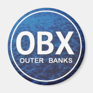 OBXビーチラベル マグネット