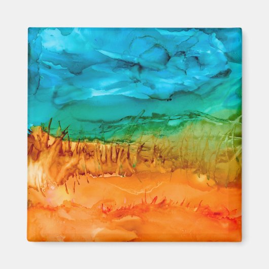 OBXビーチ草 マグネット (正面)