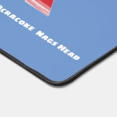 OBX国旗の文字と町 デスクマット (コーナー)