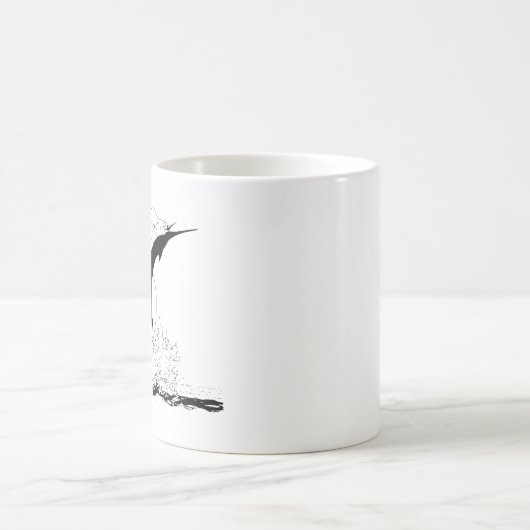 OBX塩水スポーツフィッシング コーヒーマグカップ (中央)