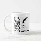 OBX塩水スポーツフィッシング コーヒーマグカップ (左)