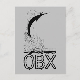 OBX塩水スポーツフィッシング ポストカード