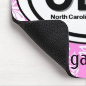 OBX外パーソナライズされた岸ピンクマウスパッド マウスパッド (コーナー)