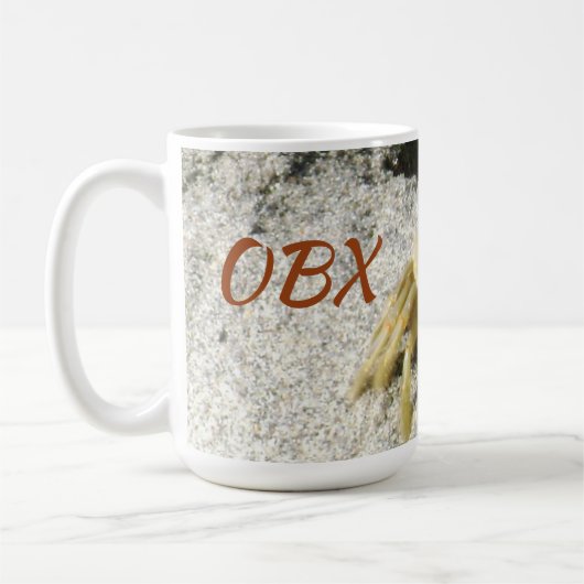 OBX幽霊カニノースカロライナ写真 コーヒーマグカップ (左)