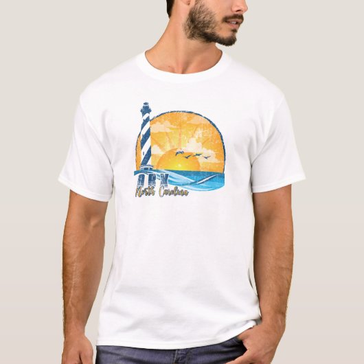 OBX日没動揺して Tシャツ (正面)
