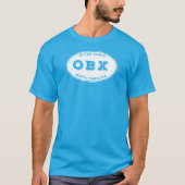OBX楕円（白） Tシャツ (正面)