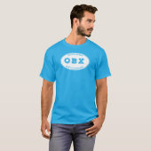 OBX楕円（白） Tシャツ (正面フル)