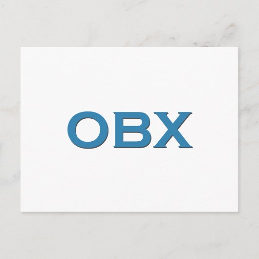 OBX （ノースカロライナ外銀） ポストカード (正面)