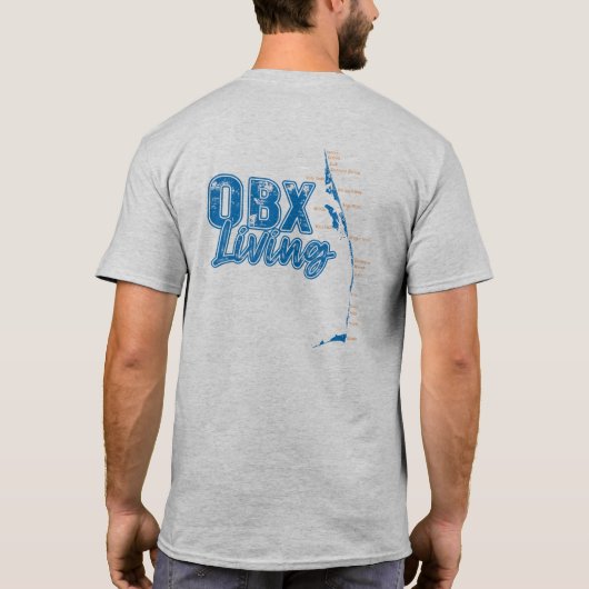 OBX バックスタイル Tシャツ (裏面)