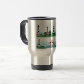 OBX 7 LIGHTHOUSES TRAVEL MUG トラベルマグ (正面左)