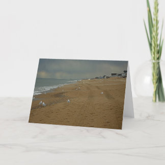 OBX Day at theビーチ5 x 7 Greeting Card カード