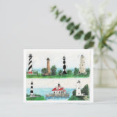 OBX LIGHTHOUSES MAGNET シーズンポストカード (スタンド正面)