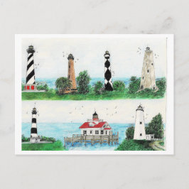OBX LIGHTHOUSES MAGNET シーズンポストカード