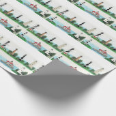 OBX LIGHTHOUSES WRAPPING PAPER ラッピングペーパー (角)