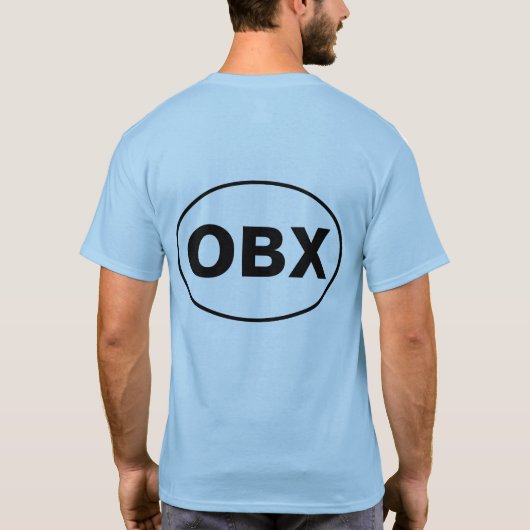 OBX Rt 12楕円 Tシャツ (裏面)
