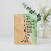 OBX Towns & Map付き外銀タウンハガキ ポストカード (スタンド正面)