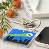 OCは信号Keychain #1をピクルスにします キーホルダー (正面右)