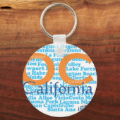 OC – カリフォルニア州オレンジ郡 キーホルダー (正面)
