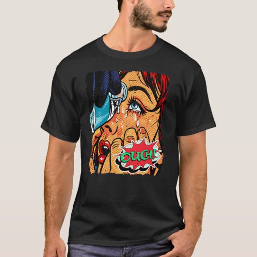 OC GAS ポップアート Tシャツ (正面)