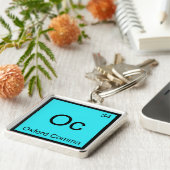 Oc - Oxford Comma Chemistry Element Symbol Grammar キーホルダー (側面)
