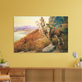 OC Seltzerによるホワイトマンズボートの見張り キャンバスプリント (インサイチュ (リビング))