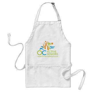 OCActiveSeniorsのロゴエプロン スタンダードエプロン